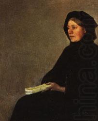 Henry Lerolle Portrait of the Artist's Mother oil painting picture